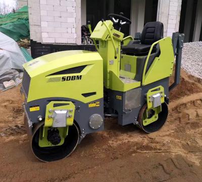奔馬小型壓路機(jī)土方壓實(shí)、溝槽回填施工案例